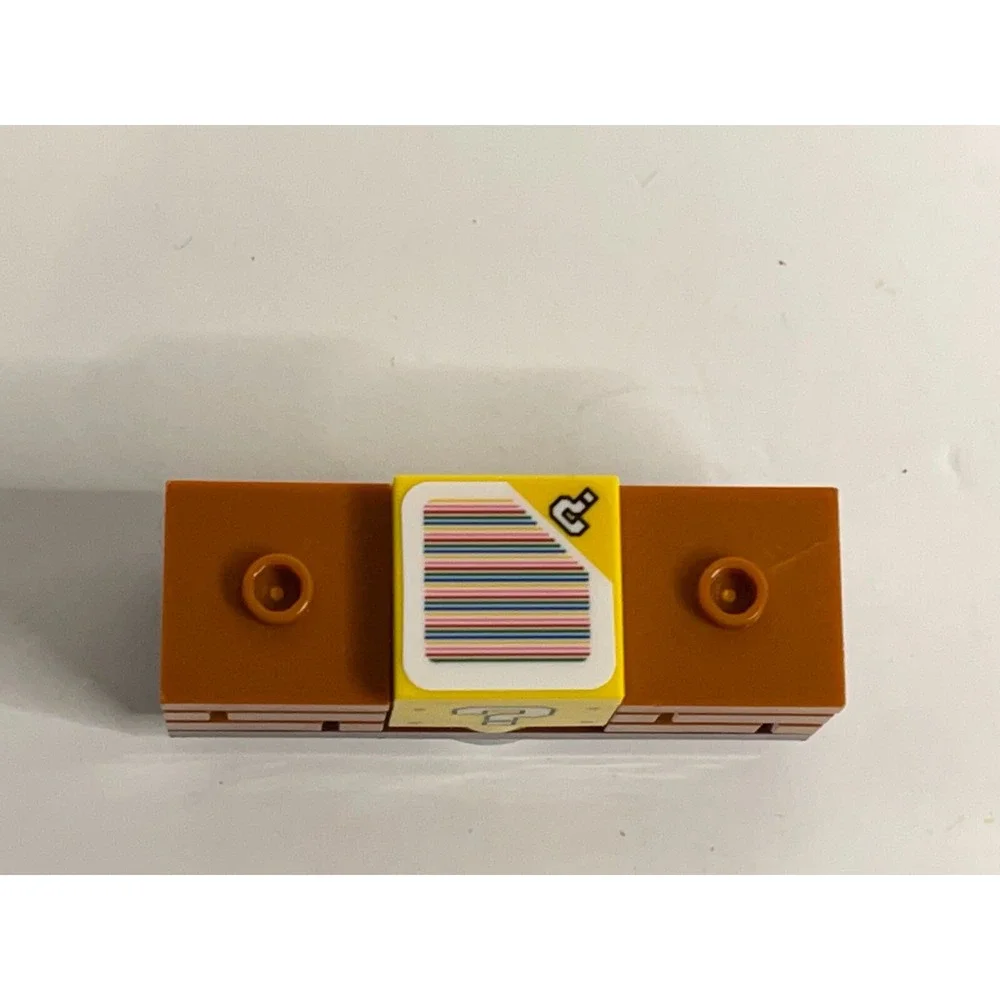 Lego‎ Super Mario Mark Game Question Block Paladone Yellow Brown Pre School Toy